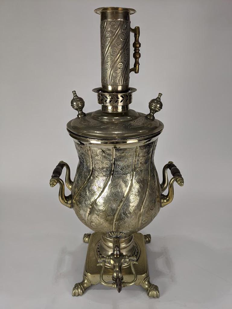 A Russian silverplate samovar (1 of 5)