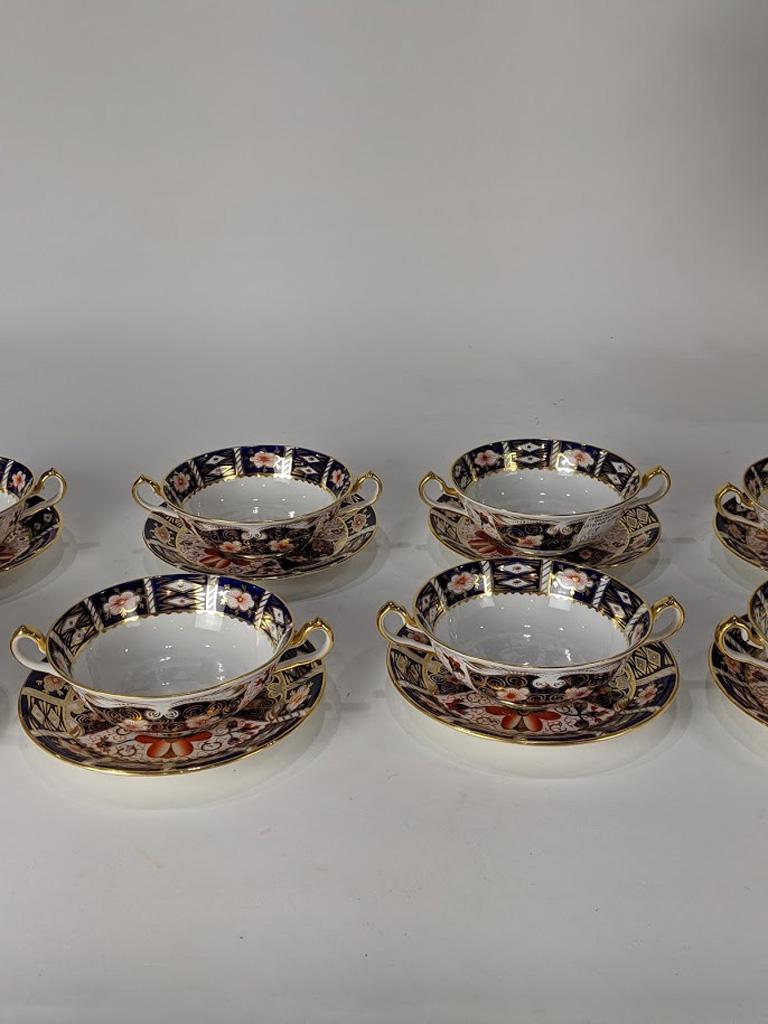 A group of Royal Crown Derby Imari pattern consommes (1 of 6)