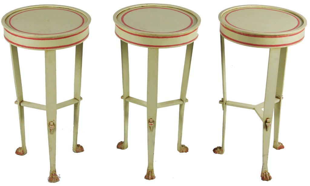 A group of custom designed hand made occasional tables (1 of 3)