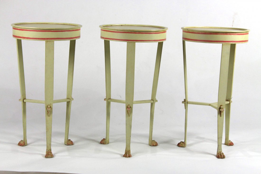 A group of custom hand made occasional tables in the (1 of 2)