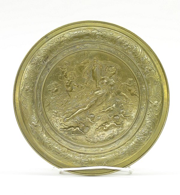 French gilt bronze tazza