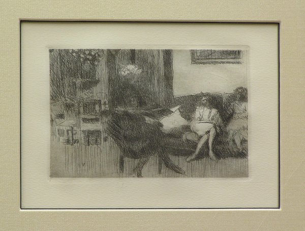 Etching Interieur Edouard Vuillard - 2