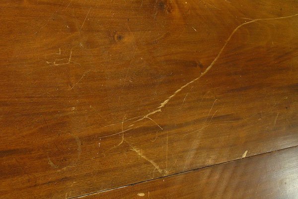 American Sheraton mahogany table - 3