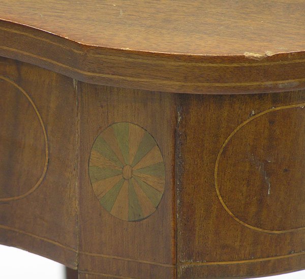 Hepplewhite style mahogany card table - 3
