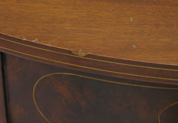 Hepplewhite style mahogany card table - 5