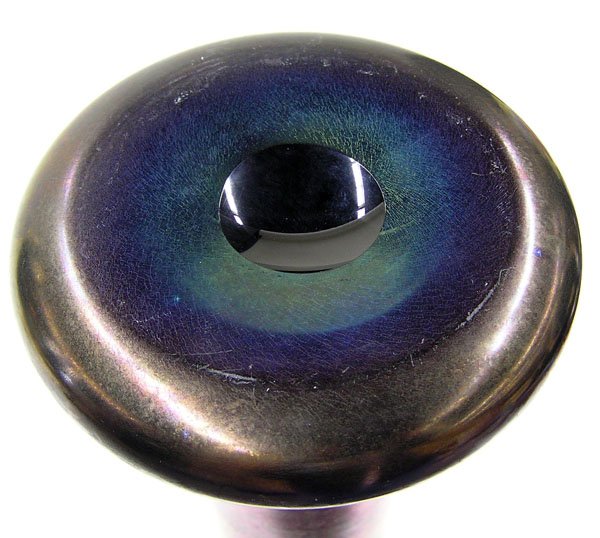 Irridescent Venetian art glass vase - 2