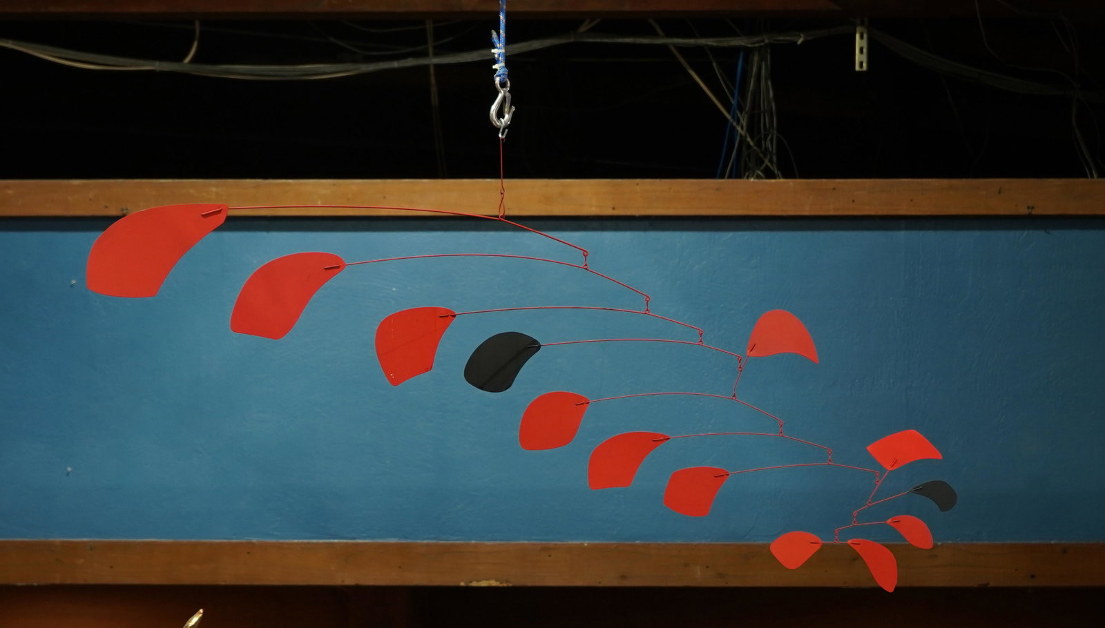Kinetic Sculpture, American School: American School (20th century), Kinetic Sculpture, painted metal, unsigned, overall: 30"h x 60"w