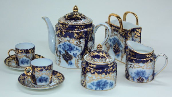 Limoges porcelain demitasse service