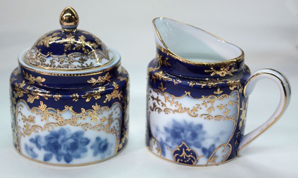 Limoges porcelain demitasse service - 2