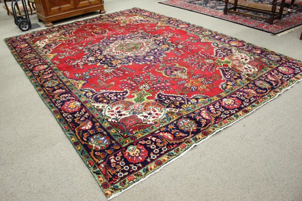 Persian Tabriz rug carpet