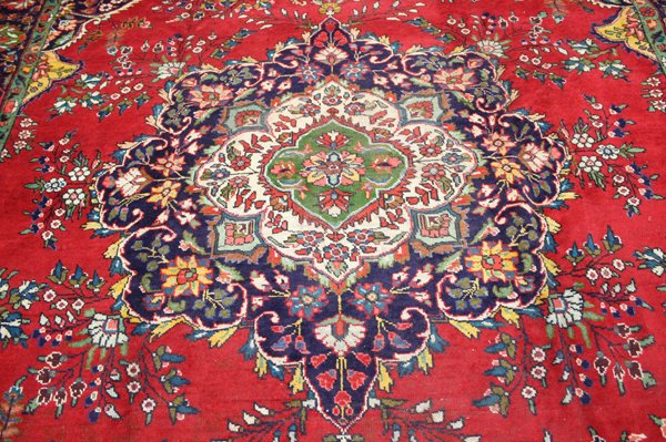 Persian Tabriz rug carpet - 3
