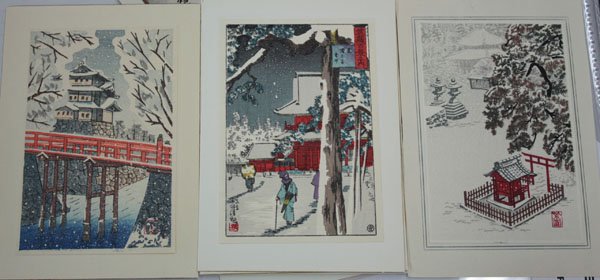 Japanese Small Woodblock Prints - 2