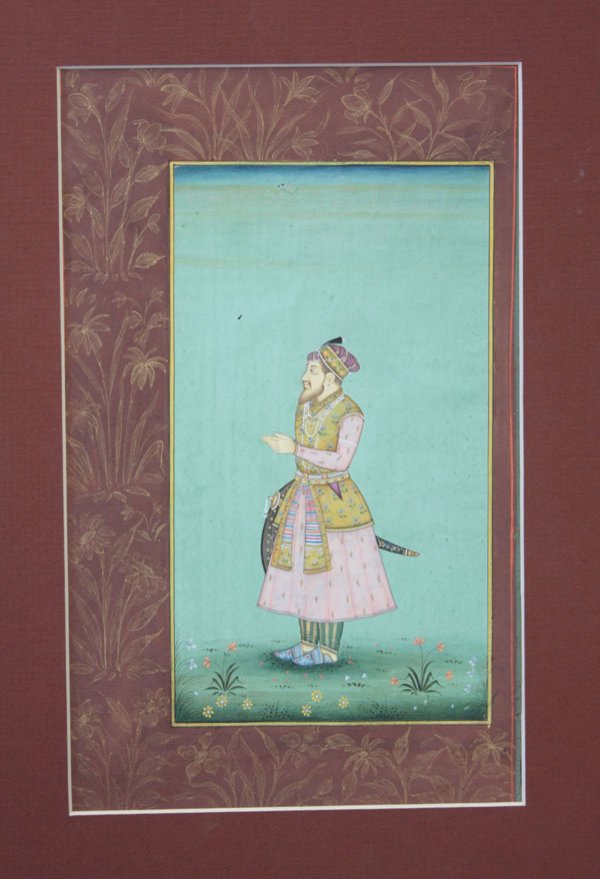 Mugha Style Miniature, Portrait