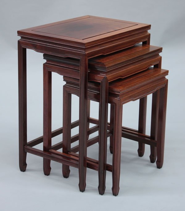 Chinese Hardwood Nesting Tables