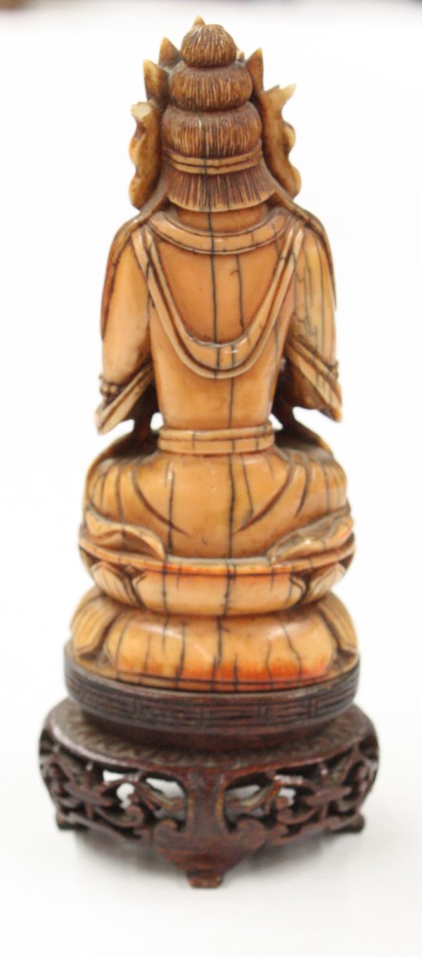 Nepalese Ivory Bodhisattva Figurine - 2