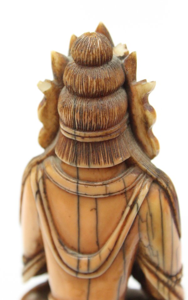 Nepalese Ivory Bodhisattva Figurine - 4