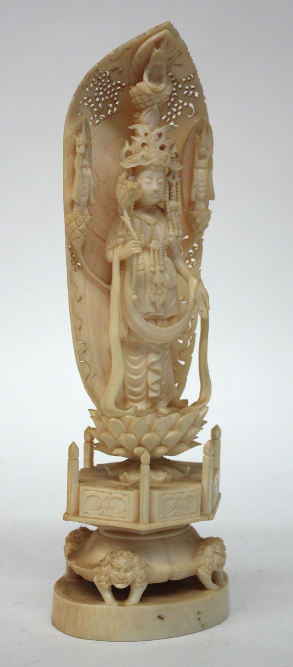 Japanese Ivory Kannon Figure - 2