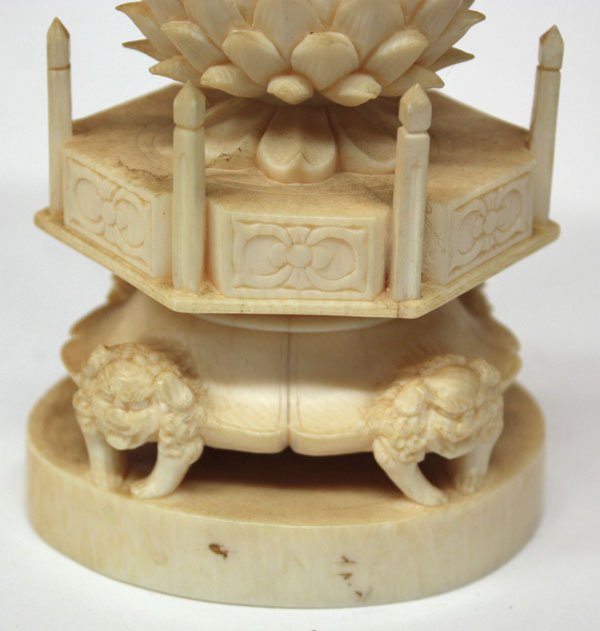 Japanese Ivory Kannon Figure - 4