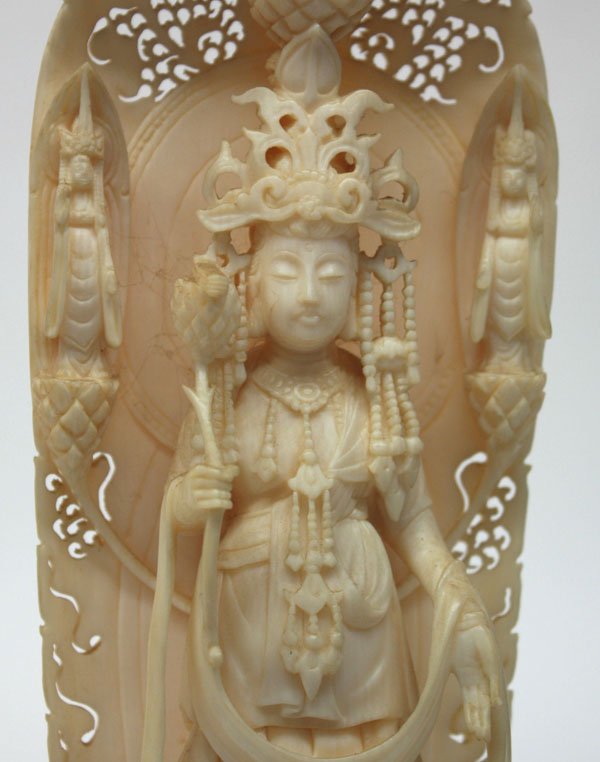 Japanese Ivory Kannon Figure - 5