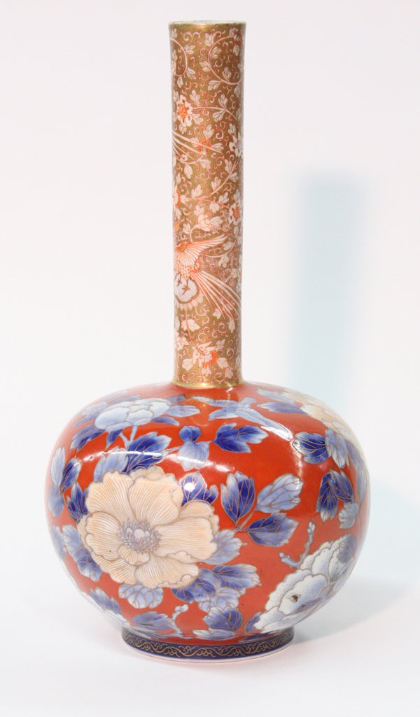 Japanese Fukagawa Porcelain Vases - 2