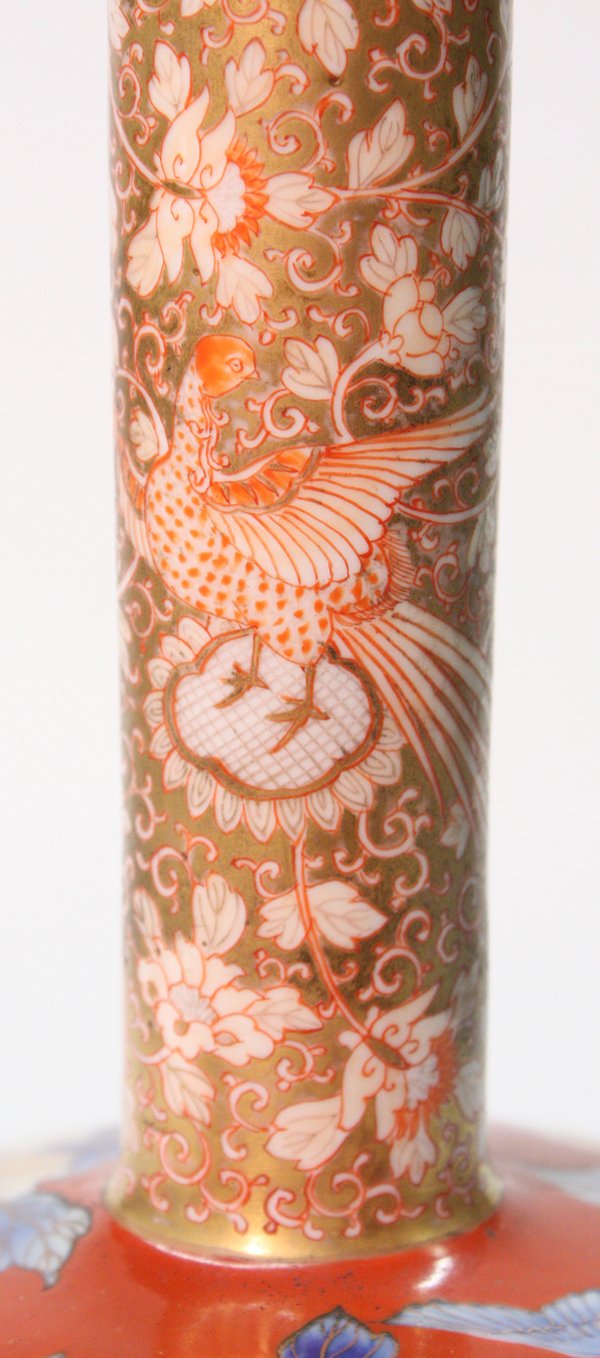 Japanese Fukagawa Porcelain Vases - 4