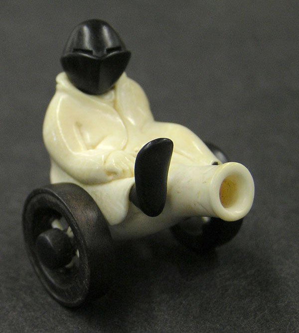 David Carlin, Ivory Figural Okimono - 2