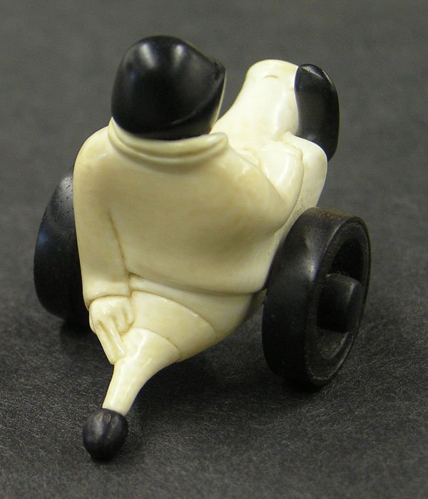 David Carlin, Ivory Figural Okimono - 3