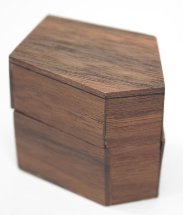 David Carlin, carved wooden box