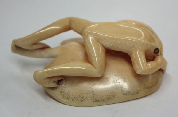 David Carlin, Ivory Figural Okimono - 3