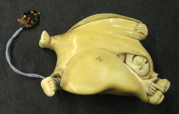 David Carlin, Ivory Figural Okimono