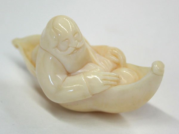 David Carlin, Ivory Figural Okimono
