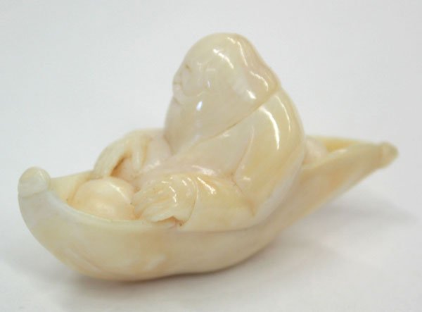 David Carlin, Ivory Figural Okimono - 2