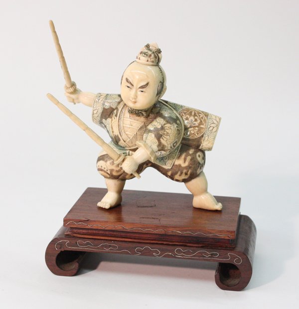 Japanese Style Ivory Figural Carving