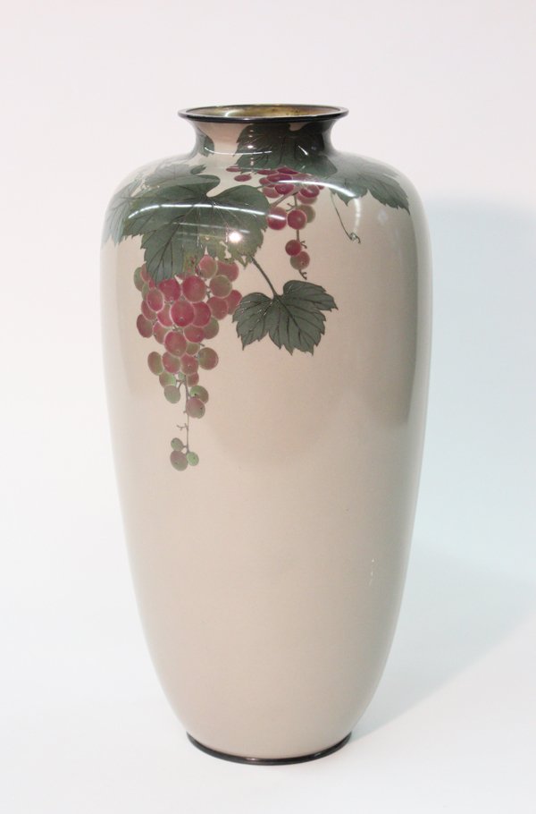Japanese Cloisonne Vase, Ando Jubei