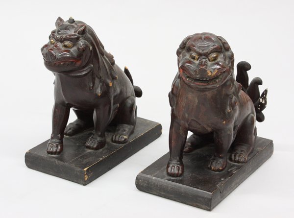 Japanese Koma Inu (Temple Dogs), Edo