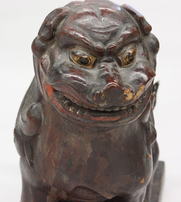 Japanese Koma Inu (Temple Dogs), Edo - 6