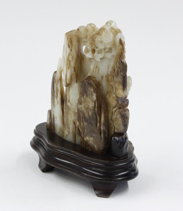 Chinese White Jade Treasure Boulder - 3