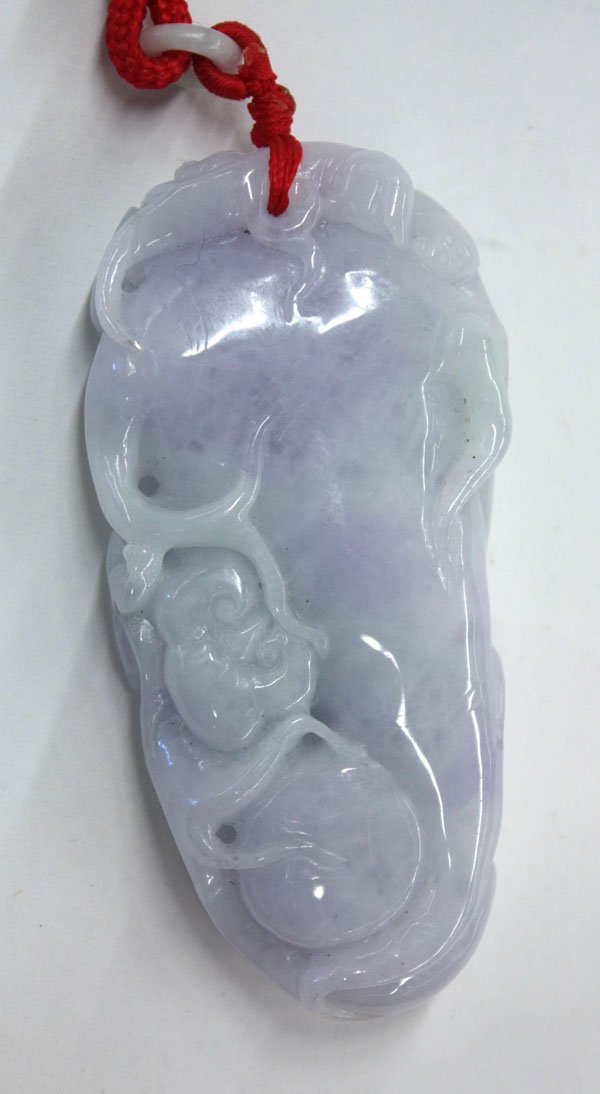 Chinese Lavender Jadeite Toggle,Monkeys - 2