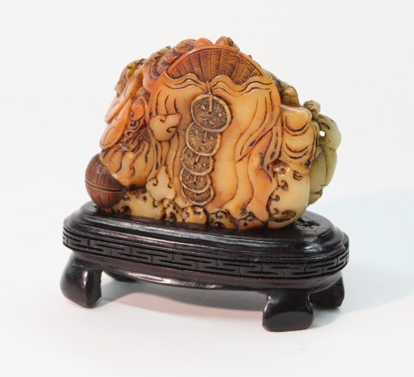 Chinese Shoushan Stone Fu-lion/Luohan - 2