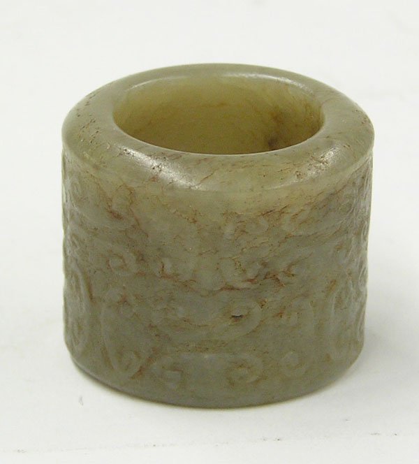 Chinese Nephrite Thumb/Archer's Ring - 2