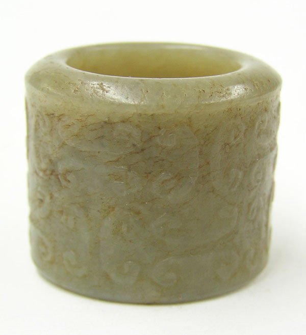 Chinese Nephrite Thumb/Archer's Ring - 3