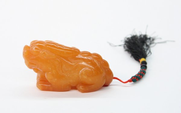 Chinese Yellow Stone (Shou San) Carving - 2