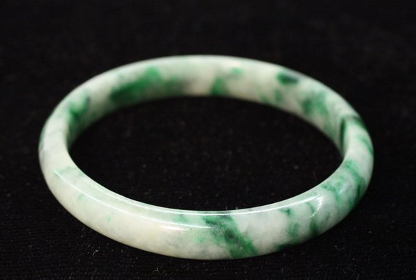 Chinese Child's Green Jade Bracelets - 3