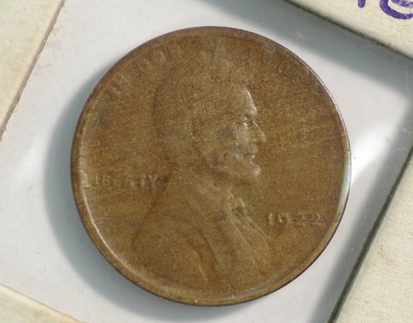 1922 Lincoln head cent