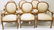 (lot of 6) Modern Italian Neoclassical style carved