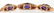Amethyst, diamond, 14k yellow gold bracelet - 3