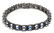 Moonstone, diamond, blackened silver bracelet