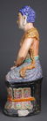 A Chinese famille-rose seated figure of shakyamuni - 2