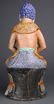 A Chinese famille-rose seated figure of shakyamuni - 3