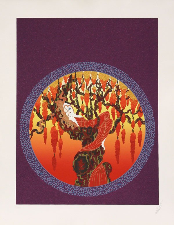 Serigraph Heat Erte Romain de Tirtoff